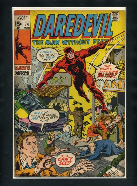 Daredevil #74 F/VF 1971 Marvel 1st Smasher Comic Book